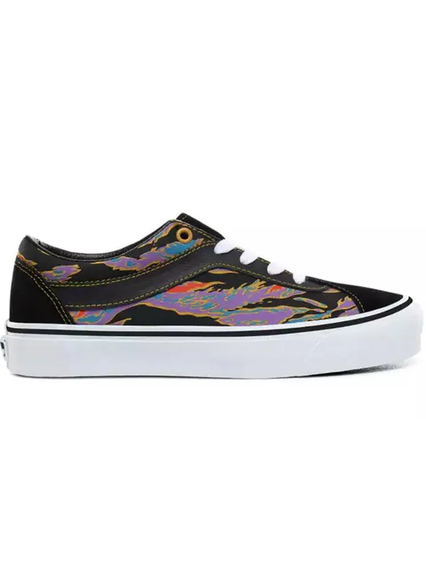 Кроссовки tiger camo bold ni 'black white' Vans — изображение 2 из 4, черный/белый