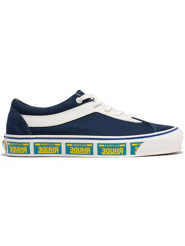 Кроссовки rhude x bold ni 'navy' Vans — изображение 2 из 4, синий/белый