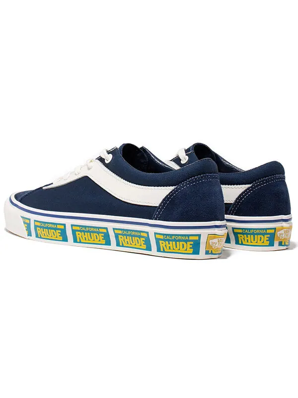 Кроссовки rhude x bold ni 'navy' Vans — изображение 4 из 4, синий/белый