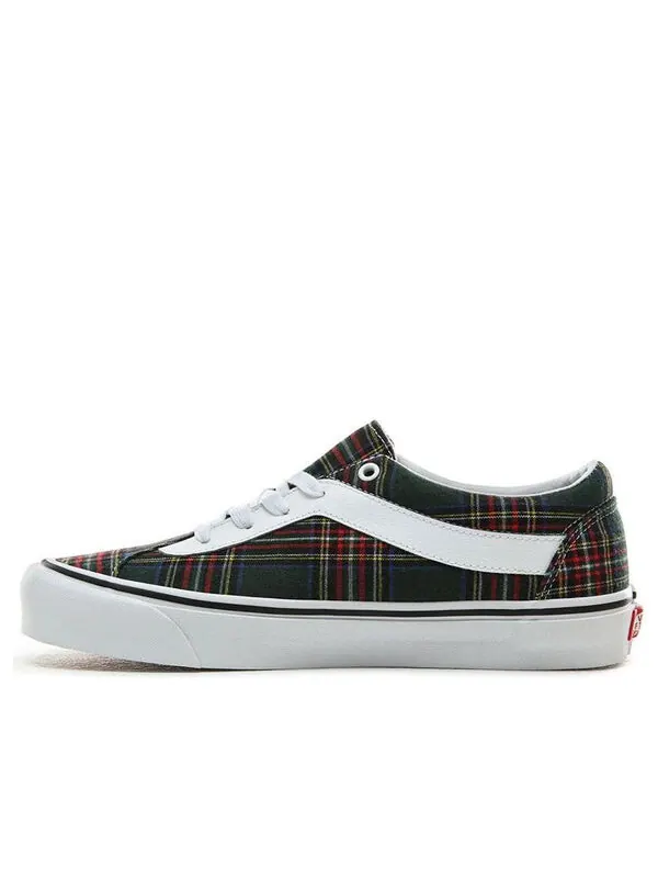 Кроссовки bold ni 'tartan green' Vans — изображение 1 из 4, черный/белый