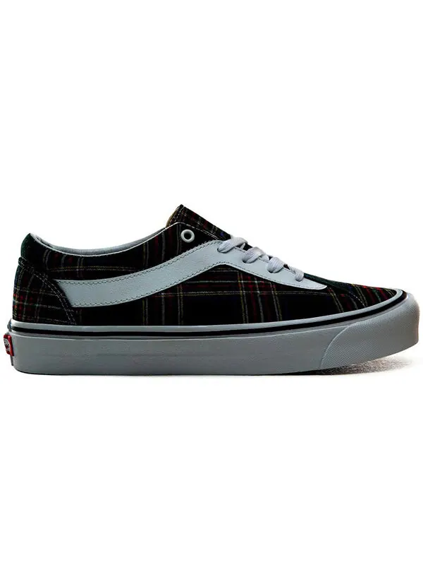 Кроссовки bold ni 'tartan green' Vans — изображение 2 из 4, черный/белый