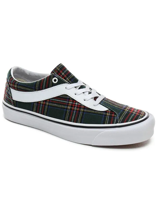 Кроссовки bold ni 'tartan green' Vans — изображение 3 из 4, черный/белый