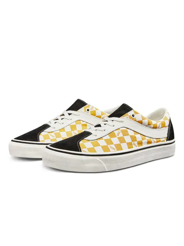 Кроссовки bold ni checkerboard - black mango mojito checkerboard - black mango mojito Vans — изображение 2 из 4, черный
