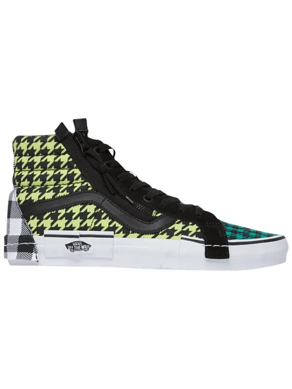Кроссовки sk8-hi 'what the buffalo - multi plaid' Vans — изображение 2 из 2, зеленый/синий