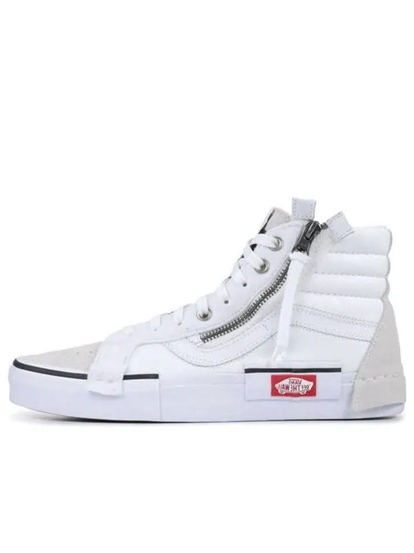 Кроссовки sk8-hi cap lx reissue 'white checkerboard' Vans — изображение 1 из 4, черный/белый