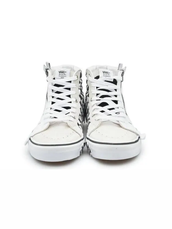 Кроссовки sk8-hi cap lx reissue 'white checkerboard' Vans — изображение 2 из 4, черный/белый