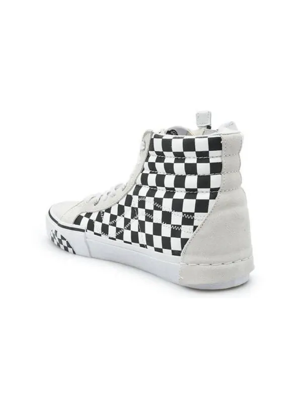 Кроссовки sk8-hi cap lx reissue 'white checkerboard' Vans — изображение 3 из 4, черный/белый