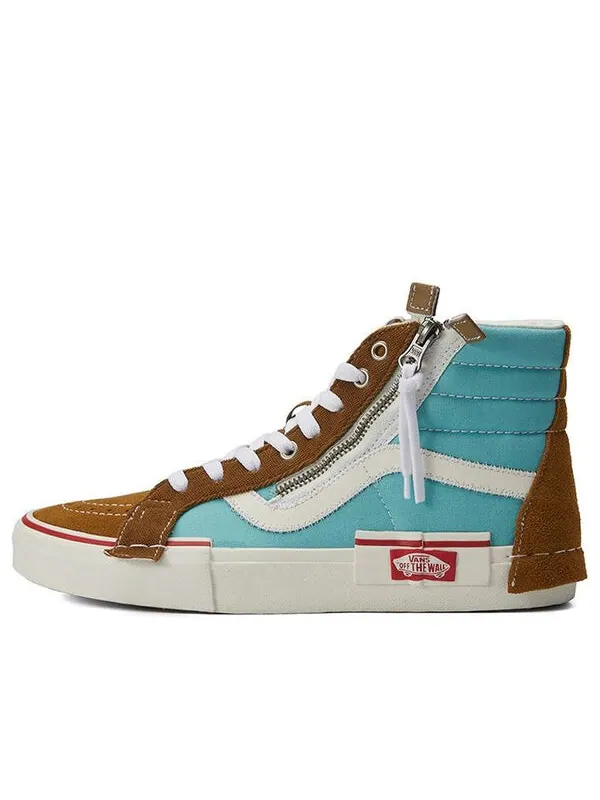Кроссовки Vans SK8-HI Reissue Cap Skate Shoes Blue/Brown — изображение 1 из 4, синий/коричневый