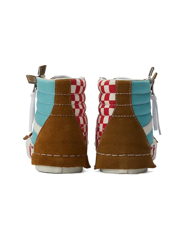 Кроссовки Vans SK8-HI Reissue Cap Skate Shoes Blue/Brown — изображение 4 из 4, синий/коричневый