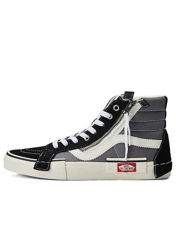 Кроссовки Vans SK8-HI Reissue Cap Skate Shoes Grey/Black — изображение 1 из 4, серый/черный