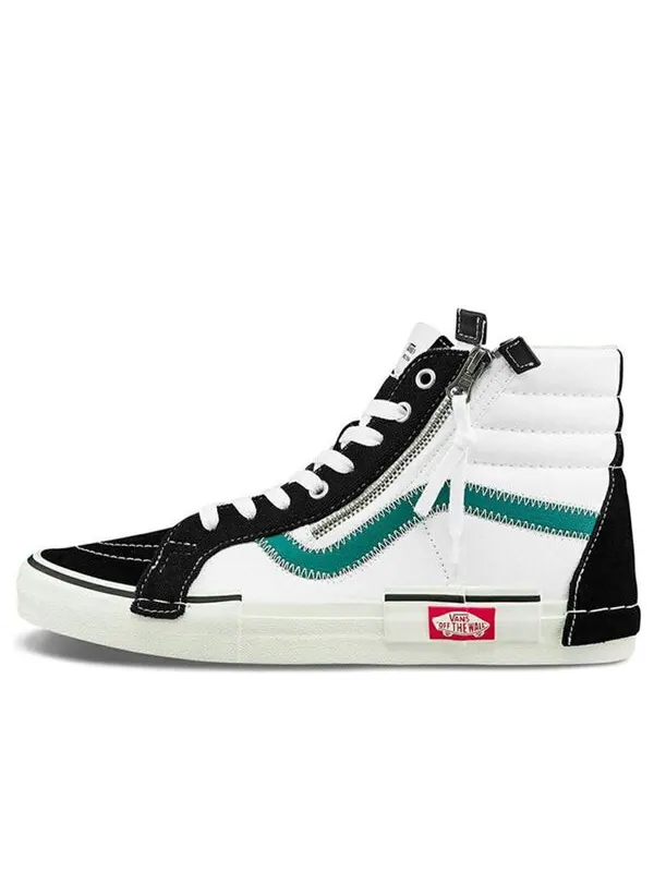 Кроссовки Vans SK8-HI Reissue Cap Skate Shoes Black/Green — изображение 1 из 4, черный/зеленый