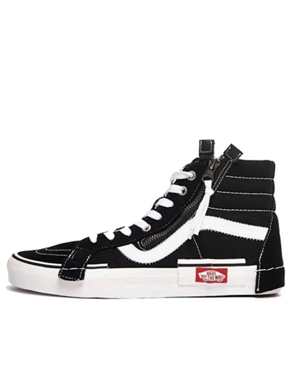 Кроссовки Vans SK8-HI Reissue CAP 'Black' — изображение 1 из 4, черный/белый