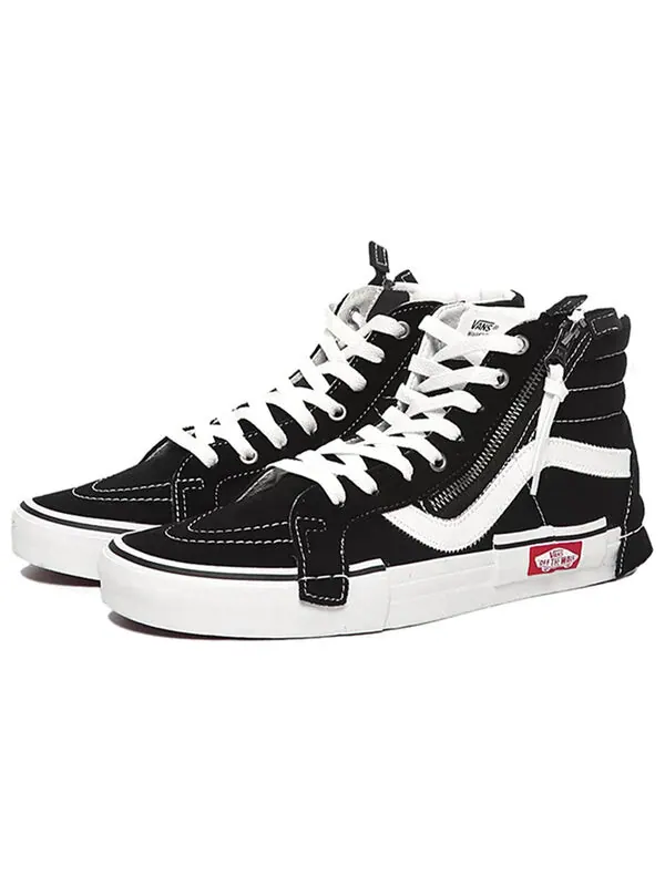 Кроссовки Vans SK8-HI Reissue CAP 'Black' — изображение 3 из 4, черный/белый