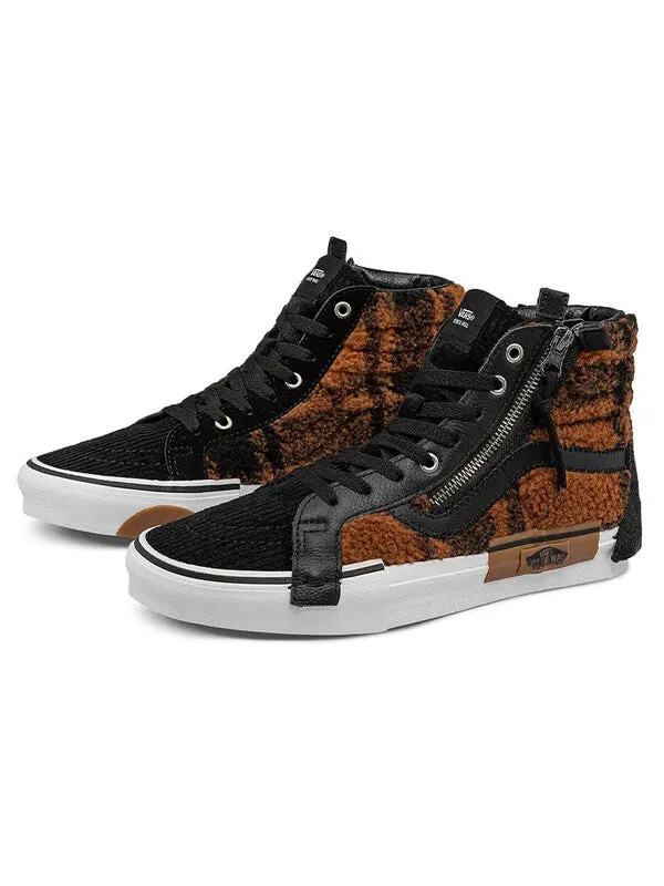 Кроссовки shoes skate shoes 'black brown' Vans — изображение 2 из 4, черный/коричневый