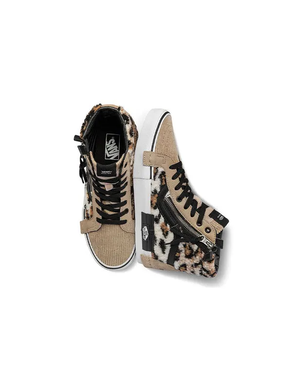 Кроссовки sk8-hi cap mid-top sneakers brown/black Vans — изображение 4 из 4, коричневый/черный