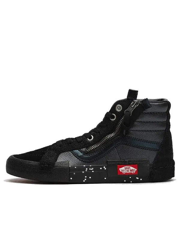 Кроссовки Vans SK8-HI Reissue CAP 'Glitter Mix - Black' — изображение 1 из 4, черный