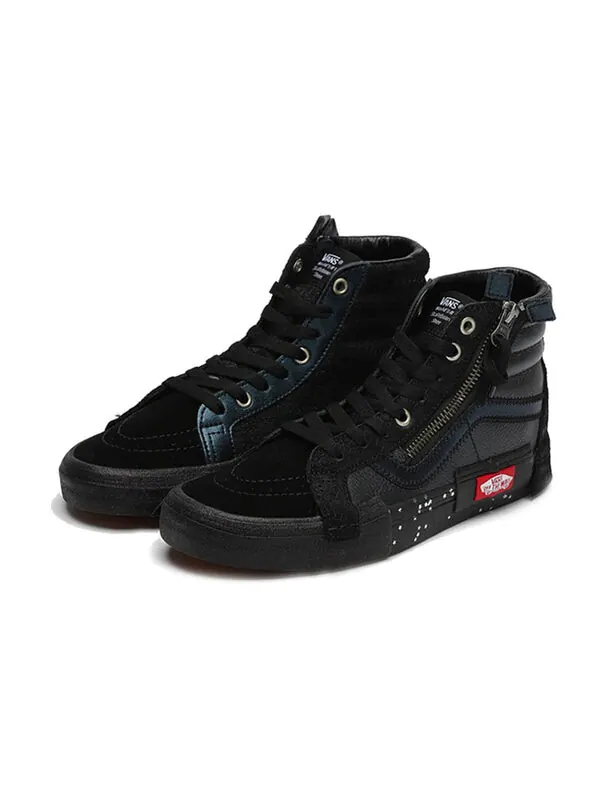Кроссовки Vans SK8-HI Reissue CAP 'Glitter Mix - Black' — изображение 2 из 4, черный