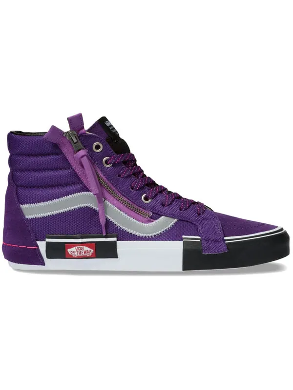 Кроссовки Vans SK8-HI Reissue CAP 'Violet Indigo/Black' Purple/Black — изображение 2 из 4, черный/фиолетовый