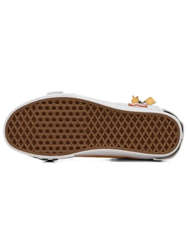 Кроссовки sk8-hi shoes white/yellow Vans — изображение 4 из 4, белый/желтый