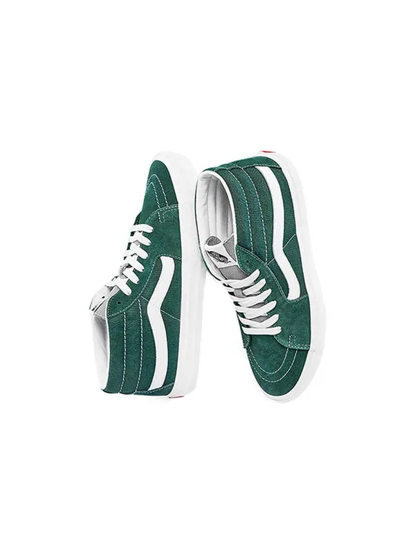Кроссовки sk8-mid classic mid-top casual skate shoes green Vans — изображение 4 из 4, зеленый