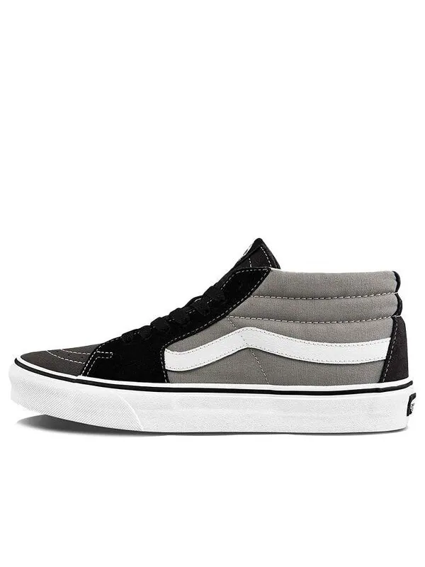 Кроссовки sk8-mid black/white/grey Vans — изображение 1 из 4, черный/белый/серый