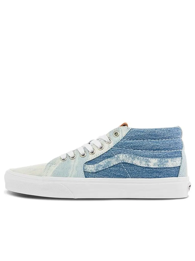 Кеды Vans Sk8-Mid 'Washed Denim' — изображение 1 из 5, синий
