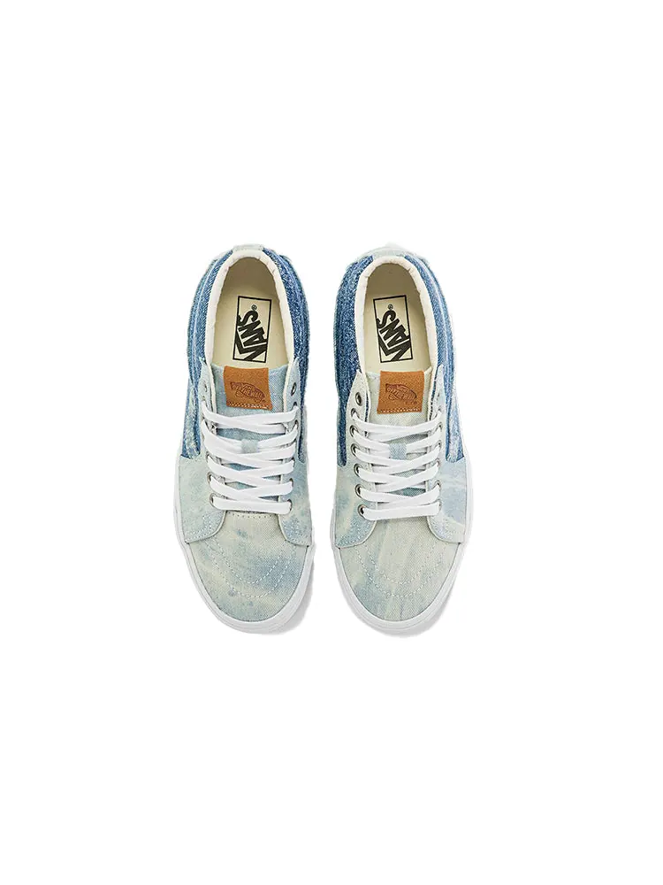 Кеды Vans Sk8-Mid 'Washed Denim' — изображение 3 из 5, синий