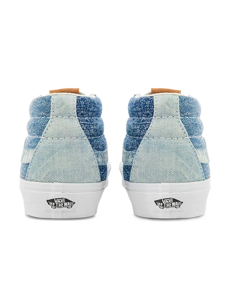 Кеды Vans Sk8-Mid 'Washed Denim' — изображение 5 из 5, синий