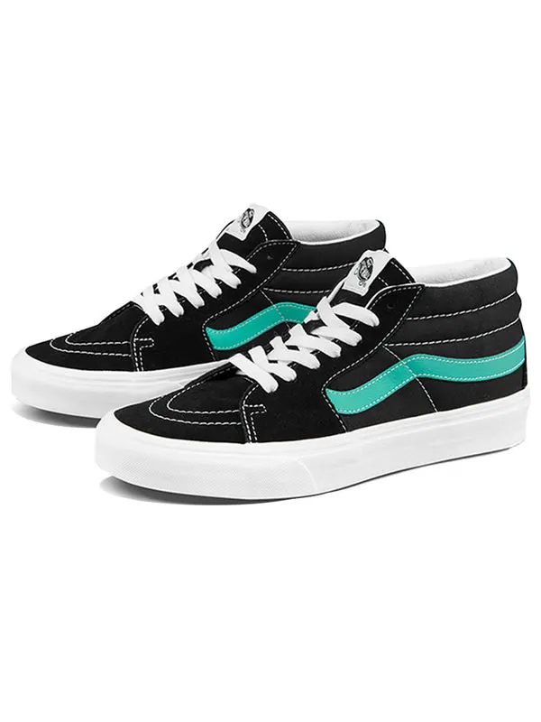 Кроссовки sk8-mid 'classic sport' Vans — изображение 2 из 4, черный/синий
