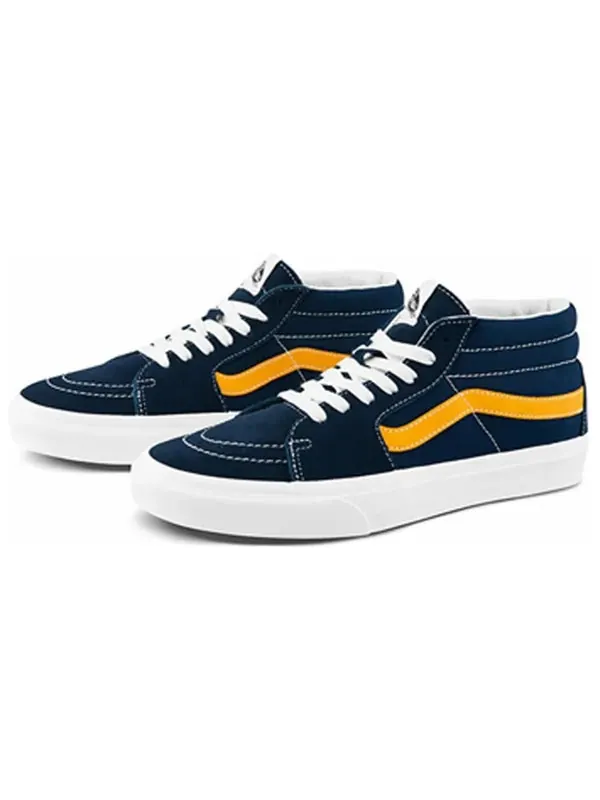 Кроссовки sk8-mid (classic sport) dress blu blue Vans — изображение 2 из 4, синий