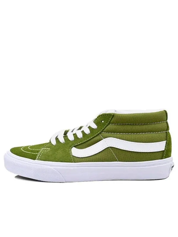 Кроссовки sk8 mid green army green Vans — изображение 1 из 4, зеленый