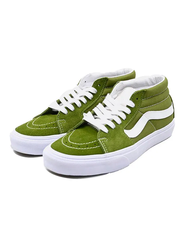 Кроссовки sk8 mid green army green Vans — изображение 3 из 4, зеленый