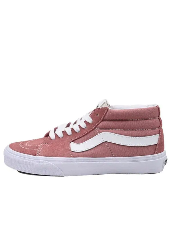 Кроссовки sk8 mid pink rose red Vans — изображение 1 из 4, розовый красный