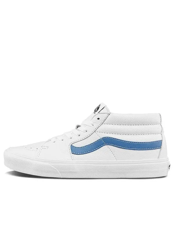 Кроссовки sk8-mid 'true white moon' Vans — изображение 1 из 4, белый/синий