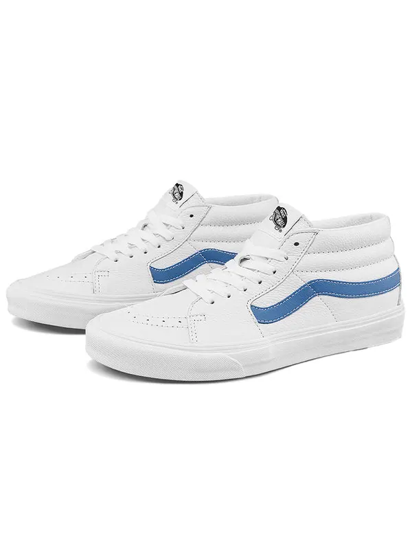 Кроссовки sk8-mid 'true white moon' Vans — изображение 2 из 4, белый/синий