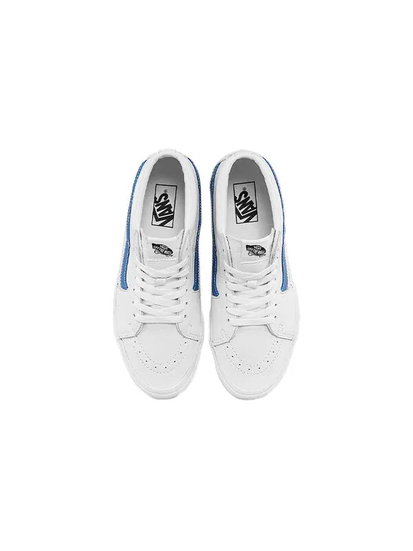 Кроссовки sk8-mid 'true white moon' Vans — изображение 3 из 4, белый/синий