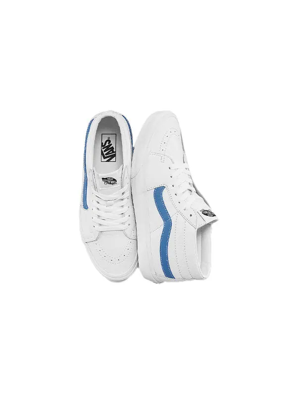 Кроссовки sk8-mid 'true white moon' Vans — изображение 4 из 4, белый/синий