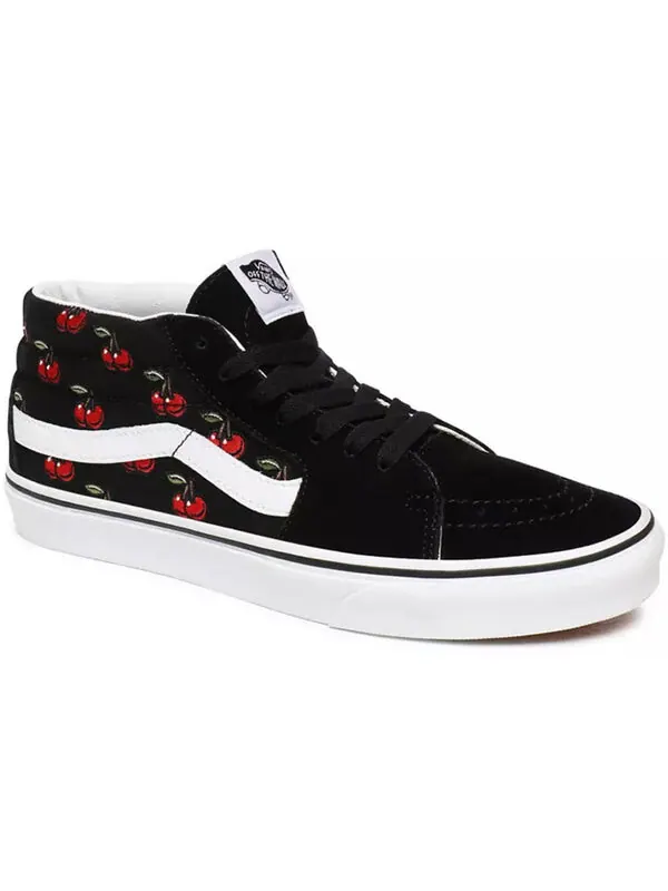 Кроссовки cherries sk8-mid shoes black Vans — изображение 3 из 4, черный/красный
