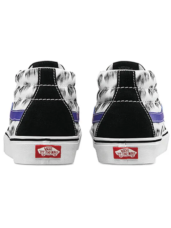 Кроссовки sk8-mid 'blur boards' Vans — изображение 4 из 4, черный