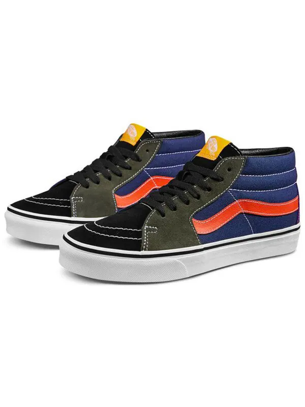 Кроссовки mix match sk8mid 'black red blue' Vans — изображение 2 из 4, синий