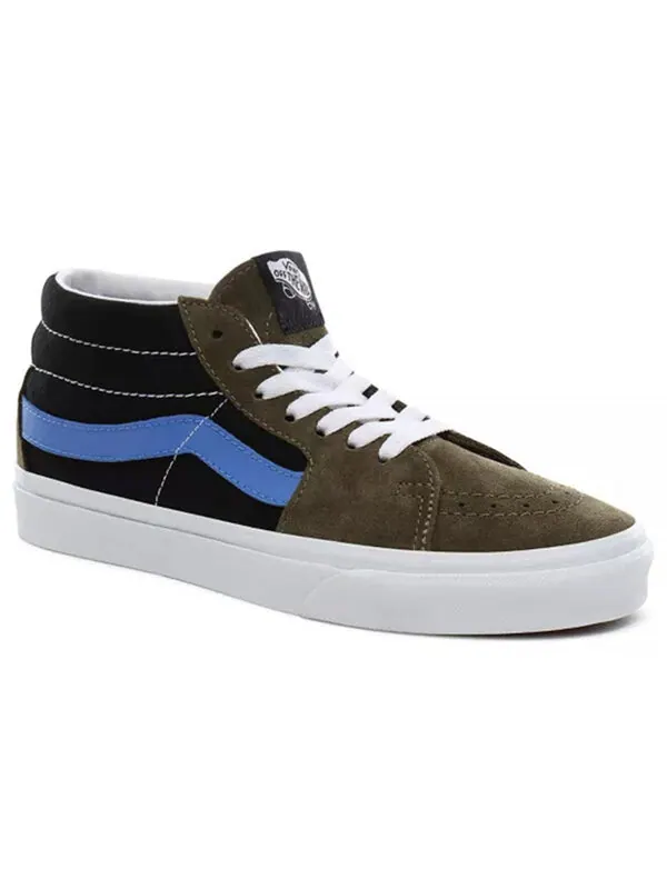 Кроссовки vintage sport sk8-mid 'beech/ultramarine' Vans — изображение 3 из 4, черный/зеленый