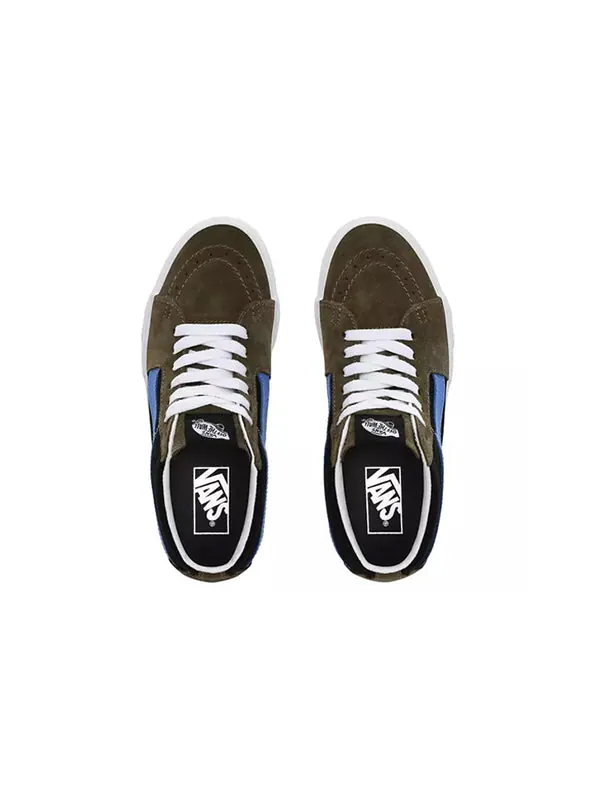 Кроссовки vintage sport sk8-mid 'beech/ultramarine' Vans — изображение 4 из 4, черный/зеленый
