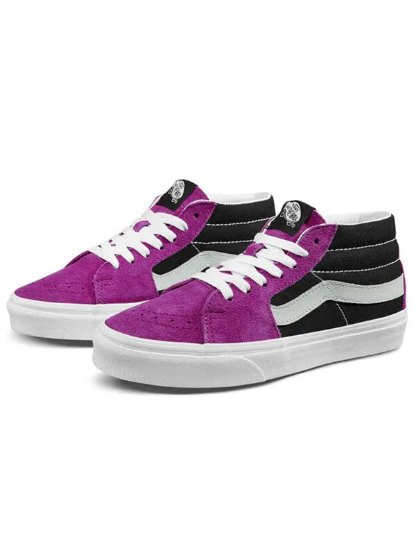 Кроссовки vintage sport sk8-mid 'black purple' Vans — изображение 2 из 4, черный/фиолетовый