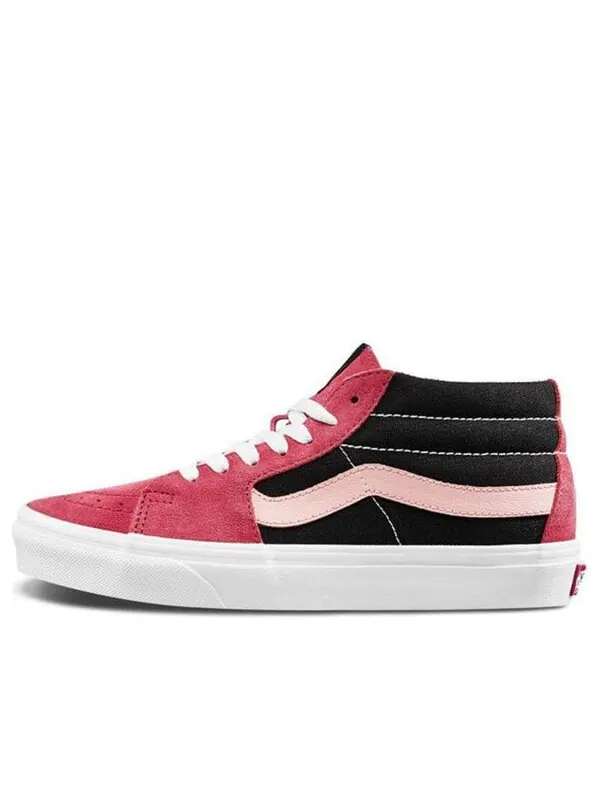 Кроссовки vintage sport sk8-mid 'black pink' Vans — изображение 1 из 4, черный/розовый