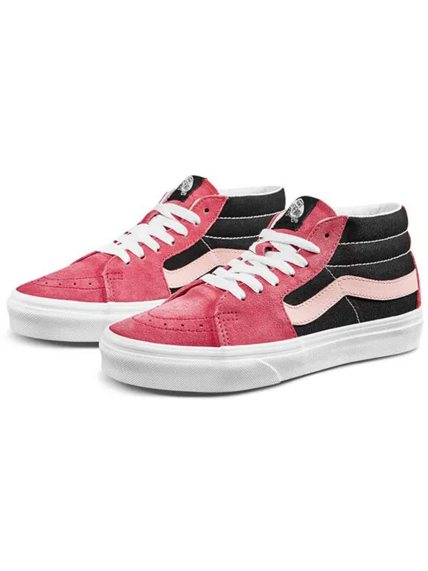 Кроссовки vintage sport sk8-mid 'black pink' Vans — изображение 2 из 4, черный/розовый