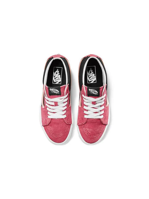 Кроссовки vintage sport sk8-mid 'black pink' Vans — изображение 3 из 4, черный/розовый