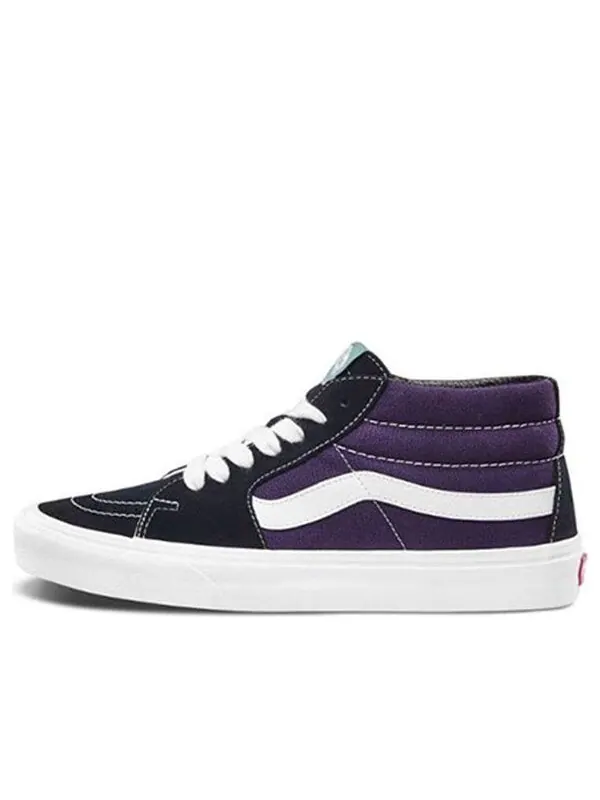 Кроссовки sk8-mid white purple Vans — изображение 1 из 4, фиолетовый