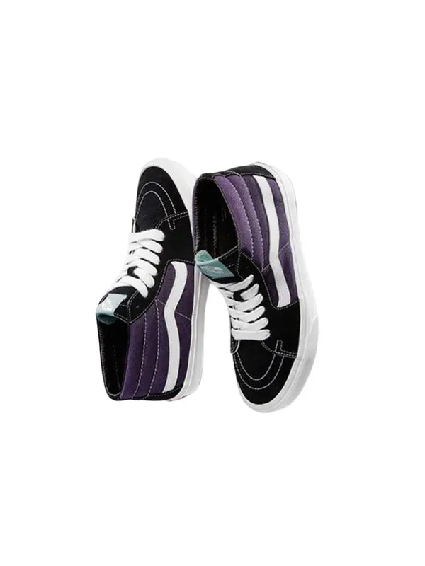 Кроссовки sk8-mid white purple Vans — изображение 3 из 4, фиолетовый