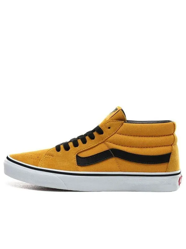 Кроссовки sk8-mid 'mango mojito' Vans — изображение 1 из 4, черный/желтый