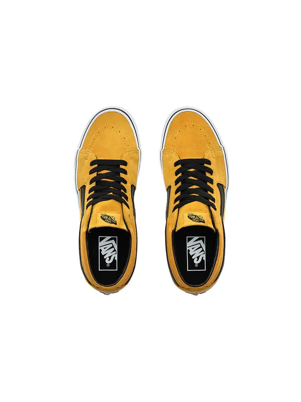 Кроссовки sk8-mid 'mango mojito' Vans — изображение 4 из 4, черный/желтый